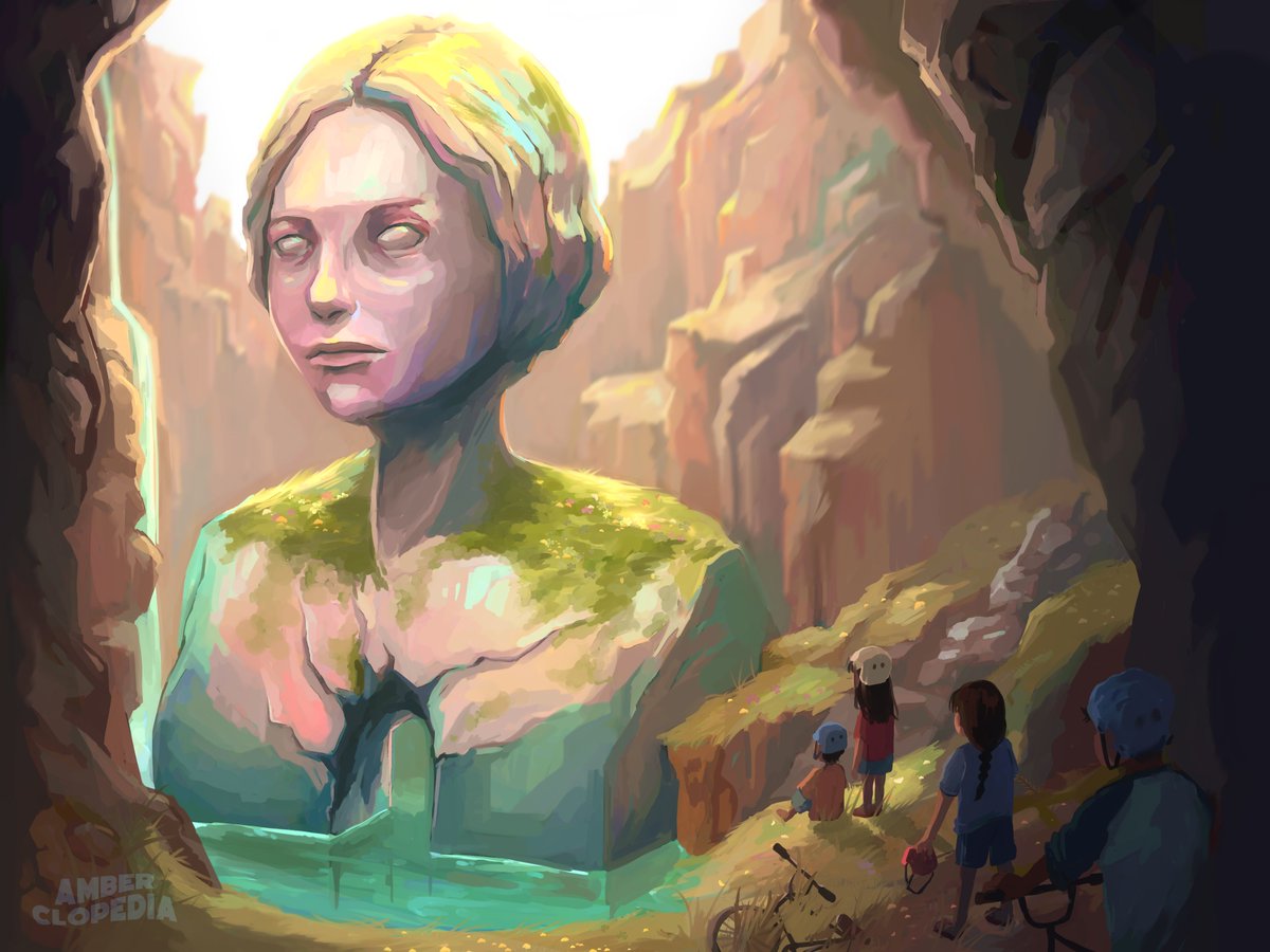 amberclopedia's tweet photo. So thankful to be part of @TransFatFreePH  &amp; @ImagineLawPH  's Heart To Art campaign! It is an honor to be one of the few Filipino artists that got to express their art through this meaningful advocacy 💗 #artph 
.
.
.
Sunken Mother, Amberclopedia, Digital, 2022 https://t.co/QvJ9dbKB7C