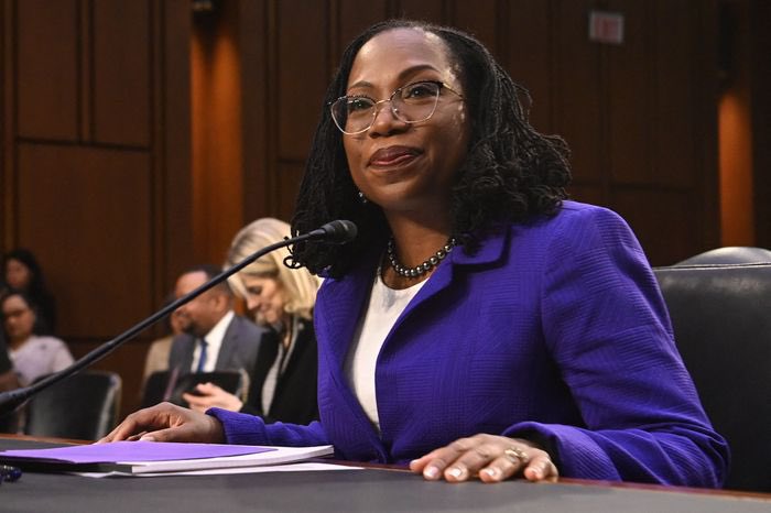 JohnRubbo's tweet photo. Justice Ketanji Brown Jackson was confirmed this afternoon. She has made history. 

Congratulations on your appointment, Justice. You have shattered a glass ceiling and deserve accolades for your hard work. https://t.co/BjVEeVOcpO