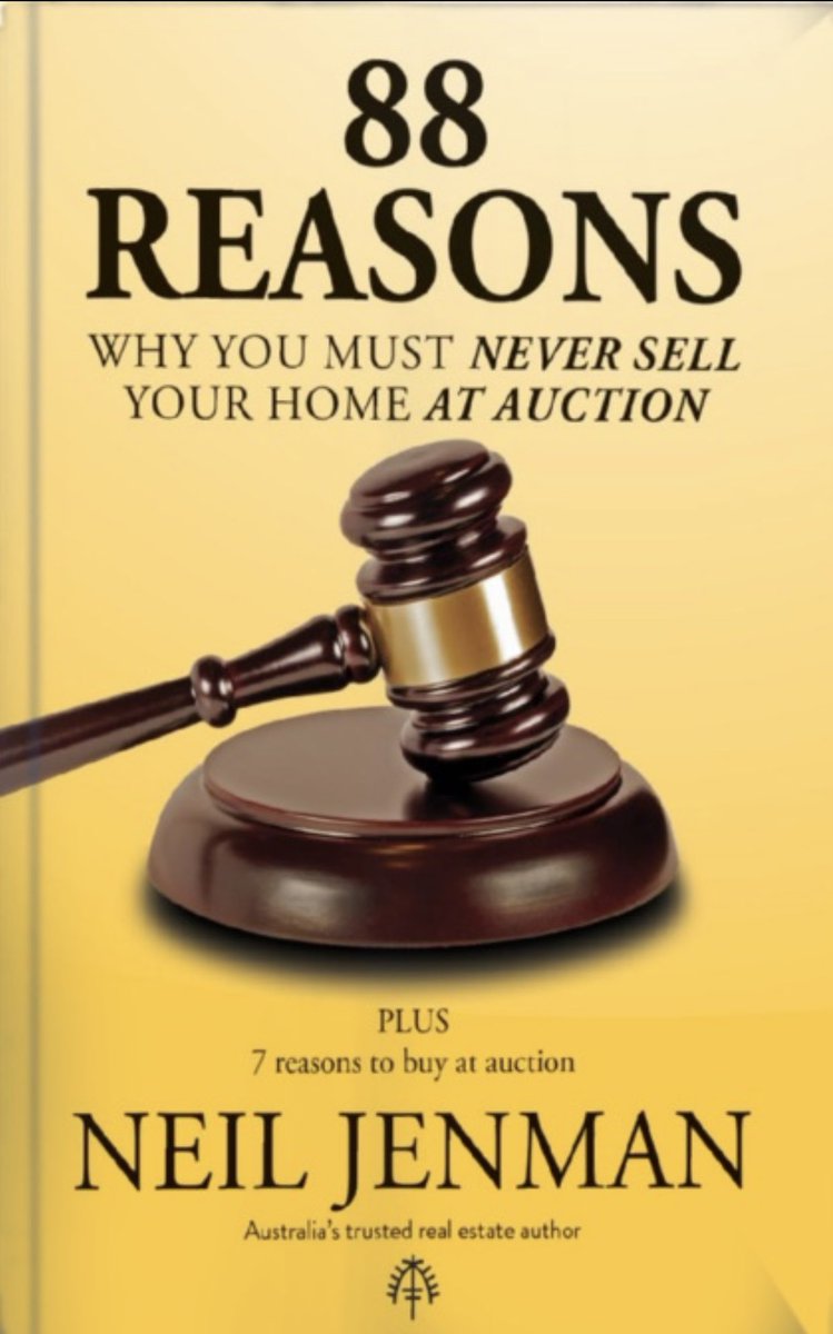 neiljenman's tweet photo. If you - or anyone you know - is about to auction a property, this book is a MUST-READ. It has given some sellers millions of dollars extra. Every seller will be better off after reading this book. Guaranteed. 
 
Copies at bookshops soon or call 1800 1800 18. https://t.co/NhZCW0fR0K