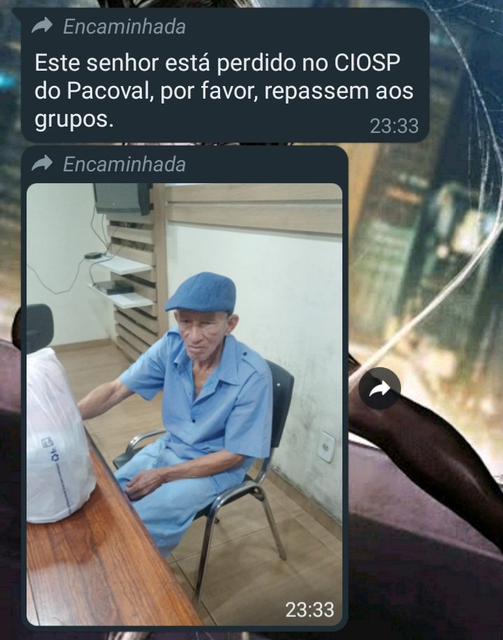 Gente,esse senhor tá lá no CIOSP
