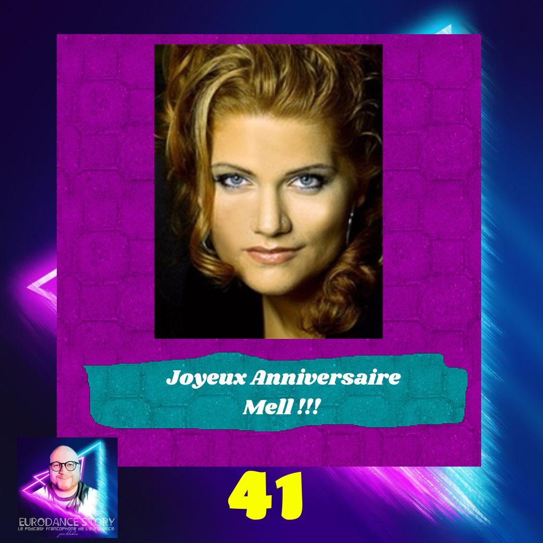 Eurodance_Story's tweet photo. Joyeux Anniversaire Mell qui fête aujourd’hui ses 41 ans! 🥳🥳😘 Quel est votre titre préféré de sa discographie? #birthday #eurodance #mell #melaniemünch #groovecoverage https://t.co/CqSoRUXxh1