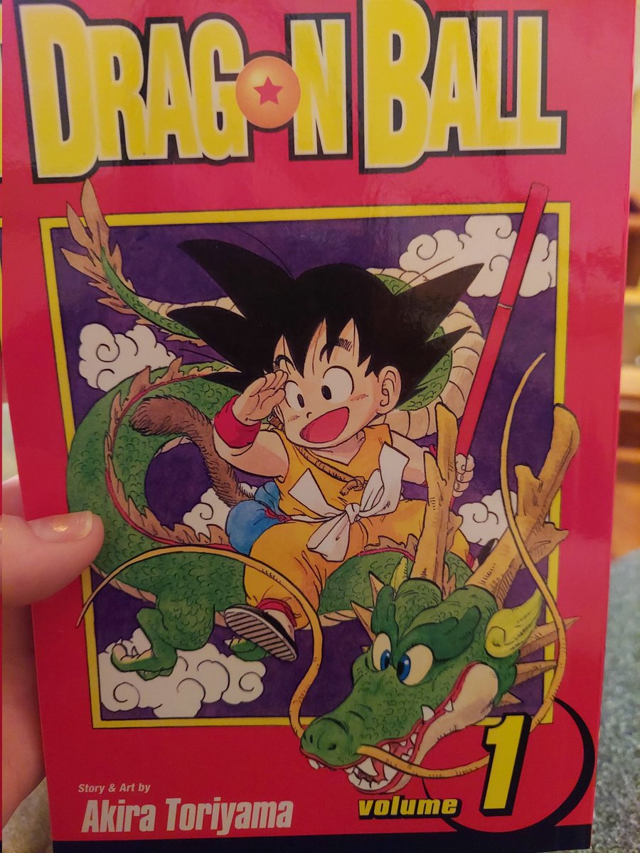 MrsTurtle1994's tweet photo. Starting #1 tonight! I'm so excited! #manga #anime #DragonBall #nerdy https://t.co/PfQhN9TIgH