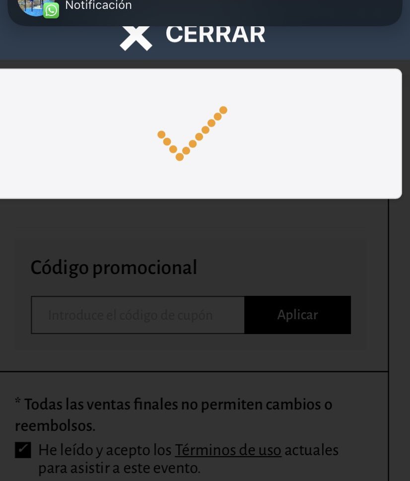 eltobo_02's tweet photo. @taquillalive más de 48 horas que compre mis boletas, me debitaron el dinero inmediatamente y aún noo tengo respuesta de donde están mis tickets, que más servicio al cliente, lo único que recibí fue esta imagen cuando me debitaron el dinero https://t.co/4PyvWZLeyZ