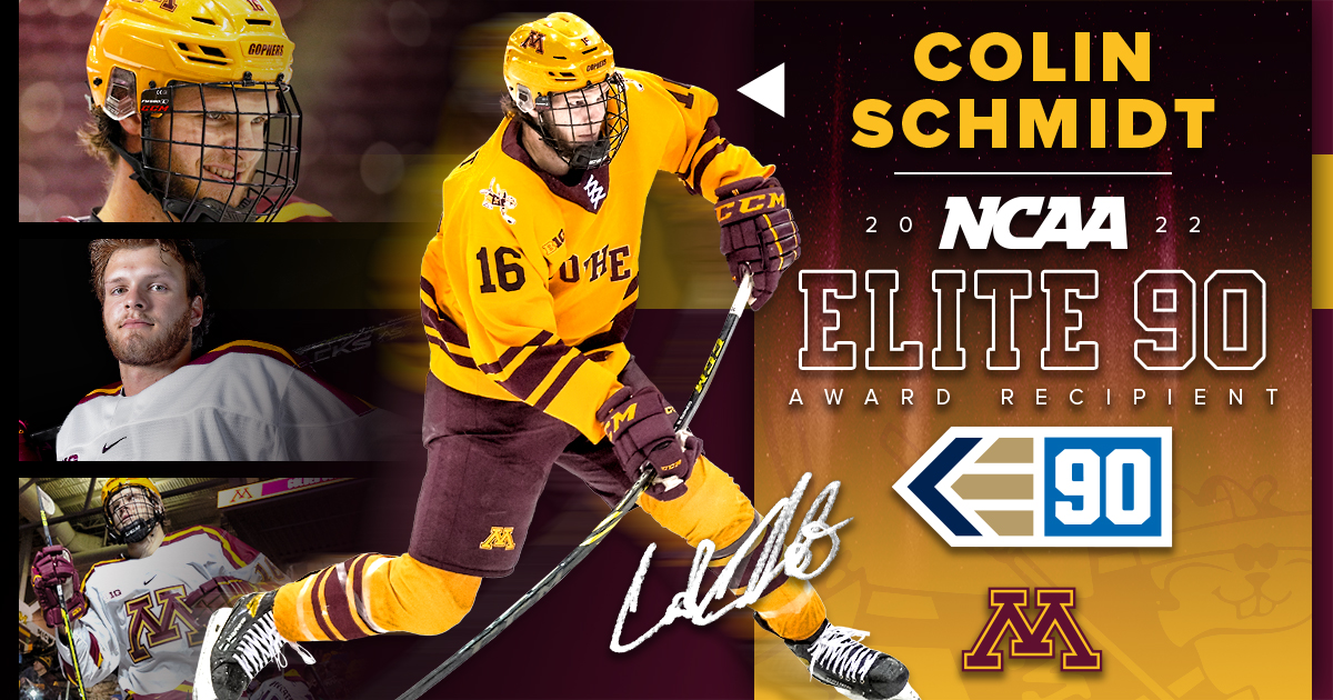 Congratulations to our very own Colin Schmidt for being awarded the 2022 Elite 90 Award! 

Colin's 4.0 GPA at <a href="/CarlsonNews/">Carlson School of Management</a> is the best in the nation! <a href="/UMNews/">University of Minnesota</a>