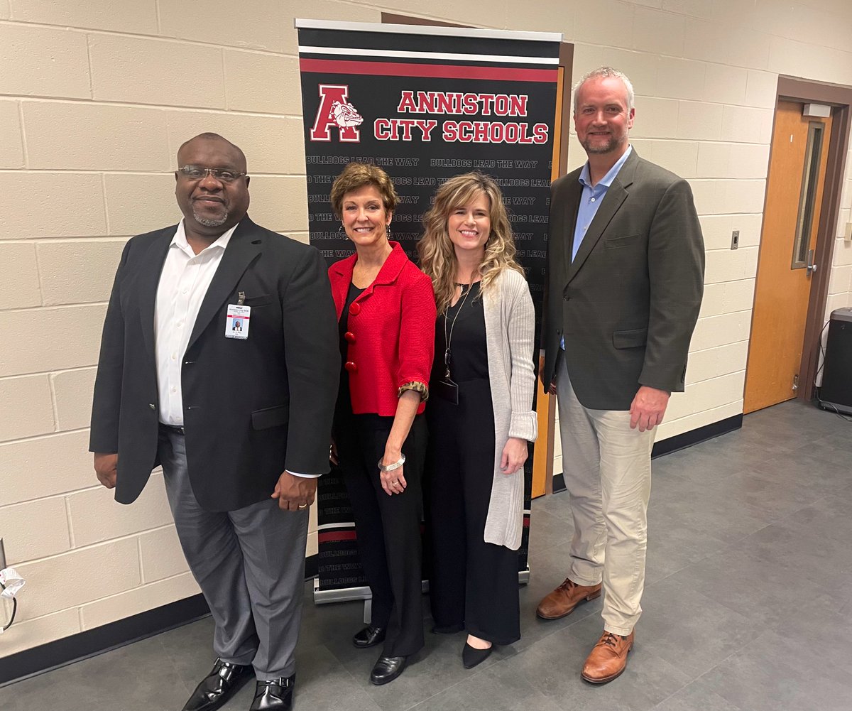 mjshields's tweet photo. Great day at Anniston City Schools! Student and parent advisement, dual enrollment registrations, campus visits, and district strategic planning. #AnnistonAchieves #JSTEAM https://t.co/pN4PBOYADC
