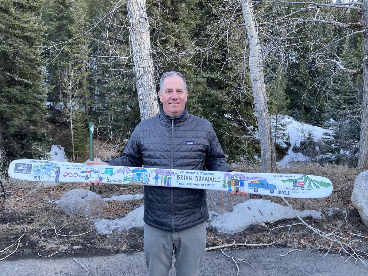 BSuhadolc's tweet photo. Thanks to the Vail Mt SLT team for this present. Greatly appreciated. https://t.co/gMdFyazIh4