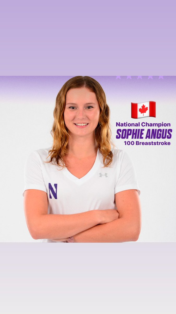 NUSwimDive's tweet photo. Up at Canadian World Championship Trials, Sophie Angus hits a HUGE best time to become National Champion in the 100 Breaststroke #B1GCats https://t.co/g5QdIDmykv