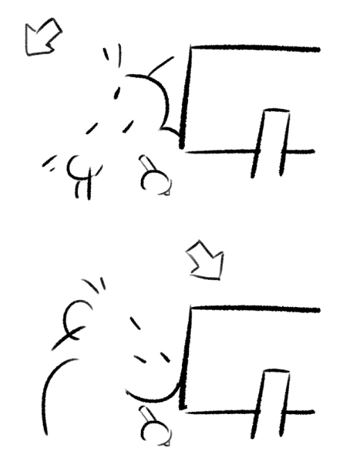 no rotate canvas, only rotate head 
