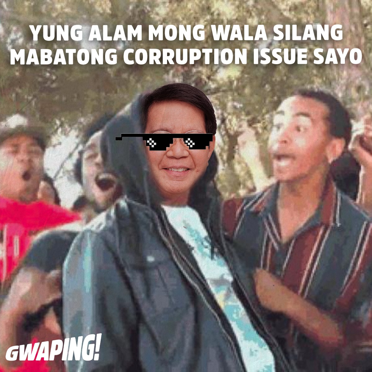gwaPINGOfficial's tweet photo. Wala bang manghahamon ng issue dyan?
#gwaPING
#SinongPangGiyeraMo
#LacsonSottoPanaloTayo
#KayPingSigurado
#HindiSayangAngBotoMo https://t.co/piuRYCbBow