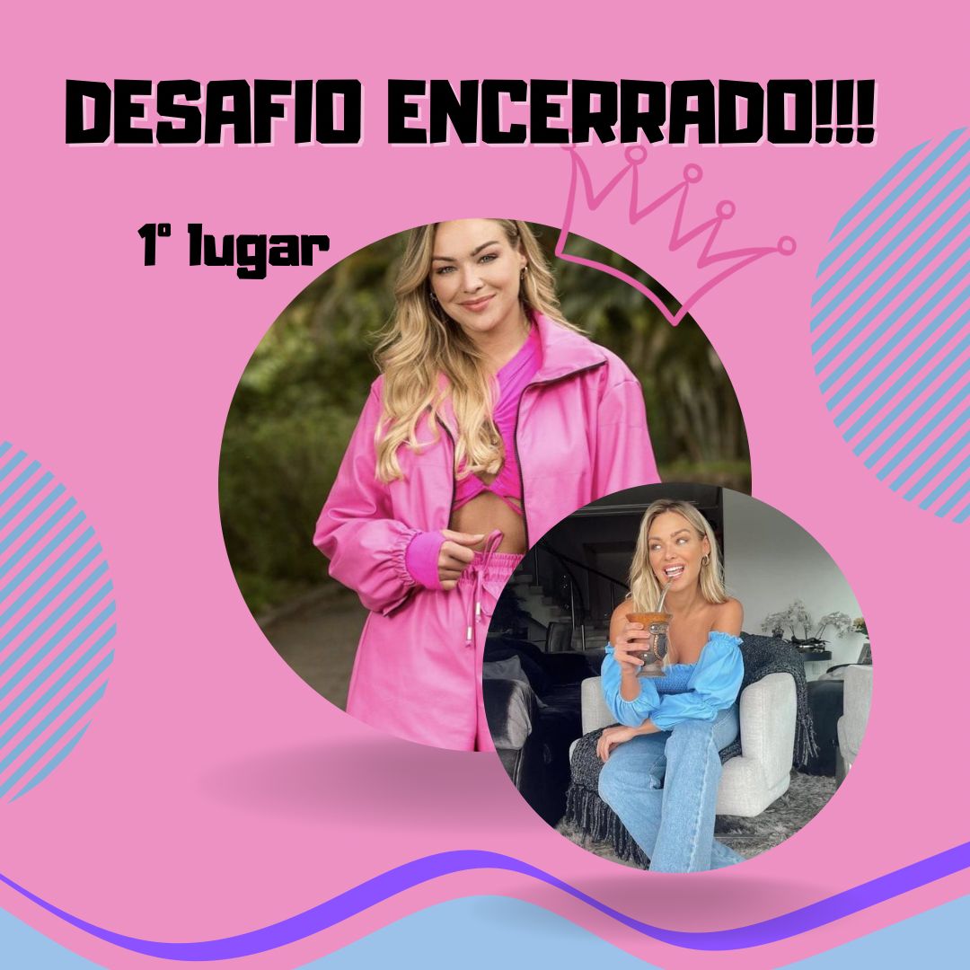 Time rosa campeão da dinâmica da semana! Parabéns Família Heck, vocês arrasam! E obrigada time azul pela participação de sempre! 💗💙