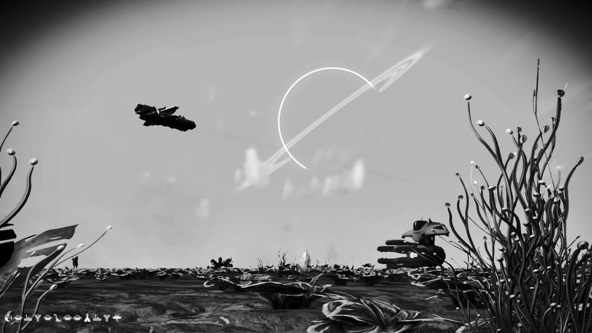 GlimRaka's tweet photo. #NMSphoto #NoMansSky @SamatarouKami @RoyalSpaceHub #NoMansSkyDark #NMSDark #PS4share https://t.co/rAcdMEkQYW