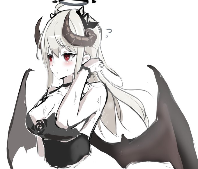 ハーフアップになったお仕事で蒸れてるクロノカちゃんラフ

#クロノカアート 