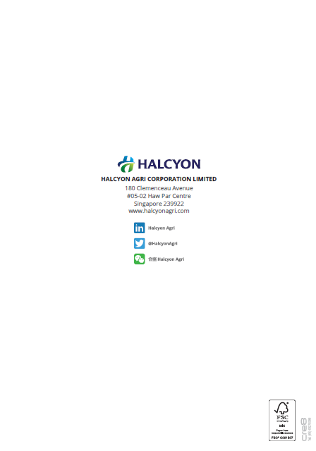 HalcyonAgri's tweet photo. We are pleased to present our latest #annualreport 2021 – ‘Towards Excellence &amp; Sustained Growth’. The report highlights Halcyon Agri’s achievements in FY2021. You may access our Annual Report 2021 via this link: https://t.co/R84lMtiotj #HalcyonAgri #FY2021 #360Excellence https://t.co/rd1XTAkm3p