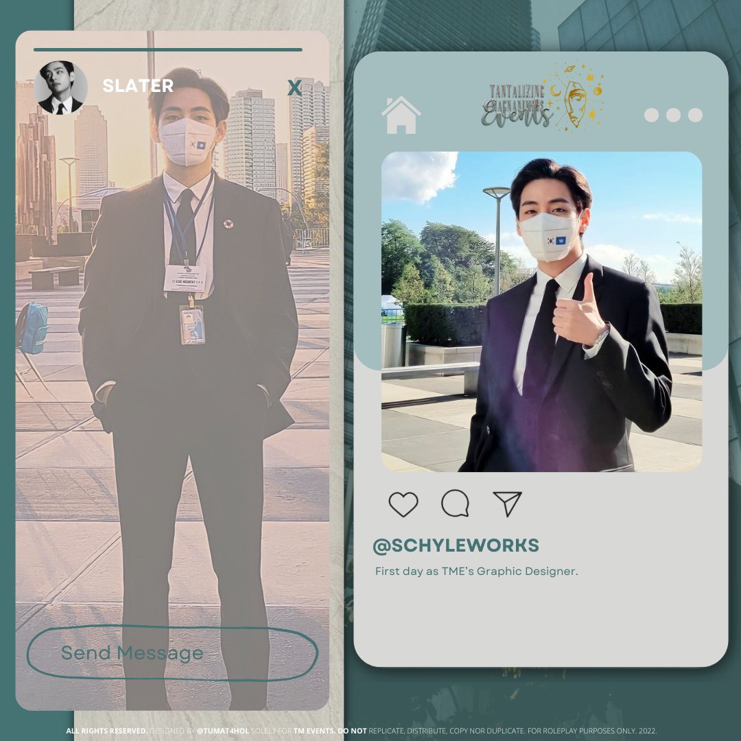 schyleworks's tweet image. ͏͏

͏͏ ͏͏

͏͏        ً☆    schyleworks.⠀      posted  
        —————   S N S  U P D A T E
        040822   ¤   11:10am (GMT +8)

͏͏
͏͏