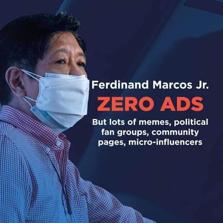 Maripos19656429's tweet photo. Wala pang ginagastos si BBM sa mga ADS pero nangunguna. Si Leni Milyon Milyon inuubos para lang umaangat WA epek parin 😁

Daming pera ni madam leni pero sabi nya sa interview kulang sya s makinarya? paawa dba?
Sinungaling plastik mandaraya magnanakaw ng boto si Leni.notolenikiko https://t.co/ORrGGkYeqI