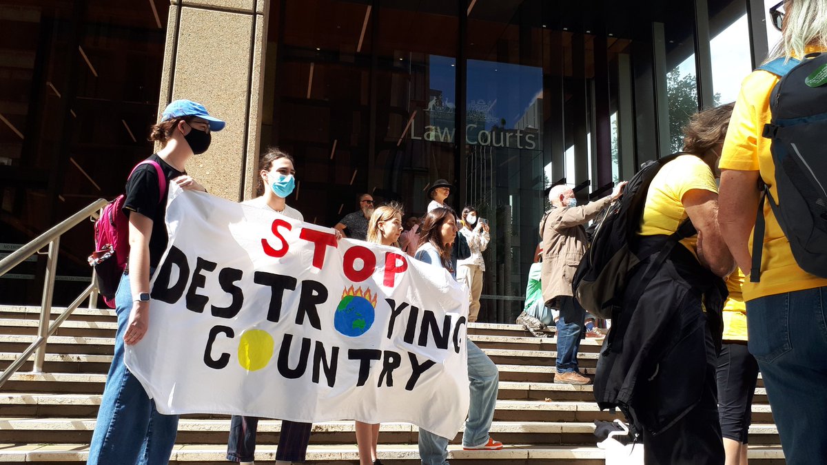 LockTheGate's tweet photo. Sydney: Great speakers, very strong Gomeroi voices and huge support from the union movement and civil society in solidarity with Gomeroi people opposed to Pilliga (Narrabri) Gas project. Native Title Tribunal case starts on Mon in Fed Court. Gomeroi have said 'no' to Santos. https://t.co/5InxziPDcE