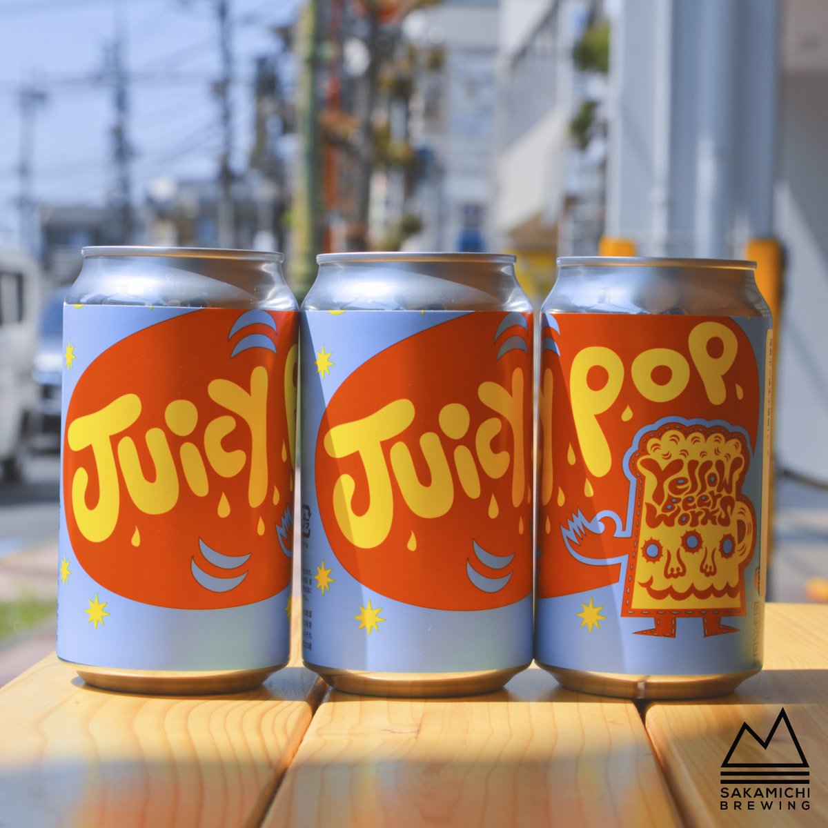 sakamichi_beer's tweet photo. 新しいブルワリー入荷しました!
Juicy Pop Blue Label, DDH NE IPA from Yellow Beer Works (@yellow_b_w)
"YBWの定番 JUICYPOPブルーラベルです。
濁りと飲みやすい甘さ。グレープフルーツとメロンなトロピカルジューシーです。ホップはCitra & Idaho 7です"
#NewBeer #NEIPA #DoubleDryHopped https://t.co/5RtnO8Wx7K