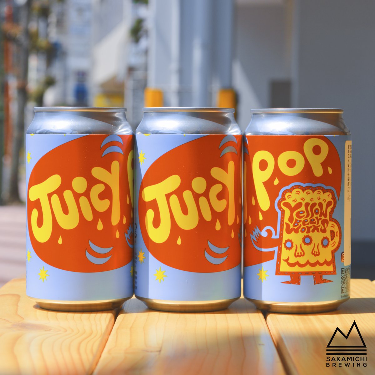 sakamichi_beer's tweet photo. 新しいブルワリー入荷しました!
Juicy Pop Blue Label, DDH NE IPA from Yellow Beer Works (@yellow_b_w)
"YBWの定番 JUICYPOPブルーラベルです。
濁りと飲みやすい甘さ。グレープフルーツとメロンなトロピカルジューシーです。ホップはCitra & Idaho 7です"
#NewBeer #NEIPA #DoubleDryHopped https://t.co/5RtnO8Wx7K