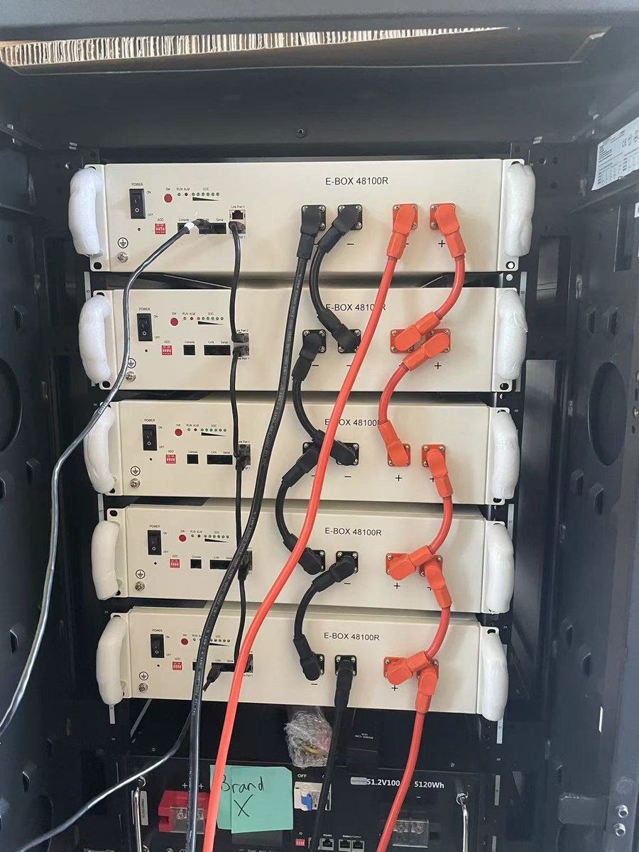 pytesivy's tweet photo. PYTES 5.12kWh batteries with MPP solar inverter. Installation photo from our US team. If you have any needs of batteries, fee free to contact me.(email: yi_chen@pytesgroup.com) https://t.co/Dlrxe4ePFi