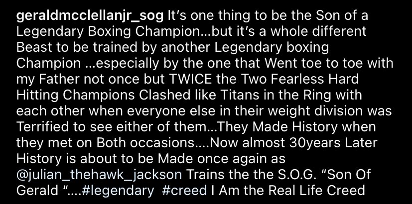 Gerald McClellan Jr and <a href="/JJacksonthehawk/">Julian Jackson</a>💥