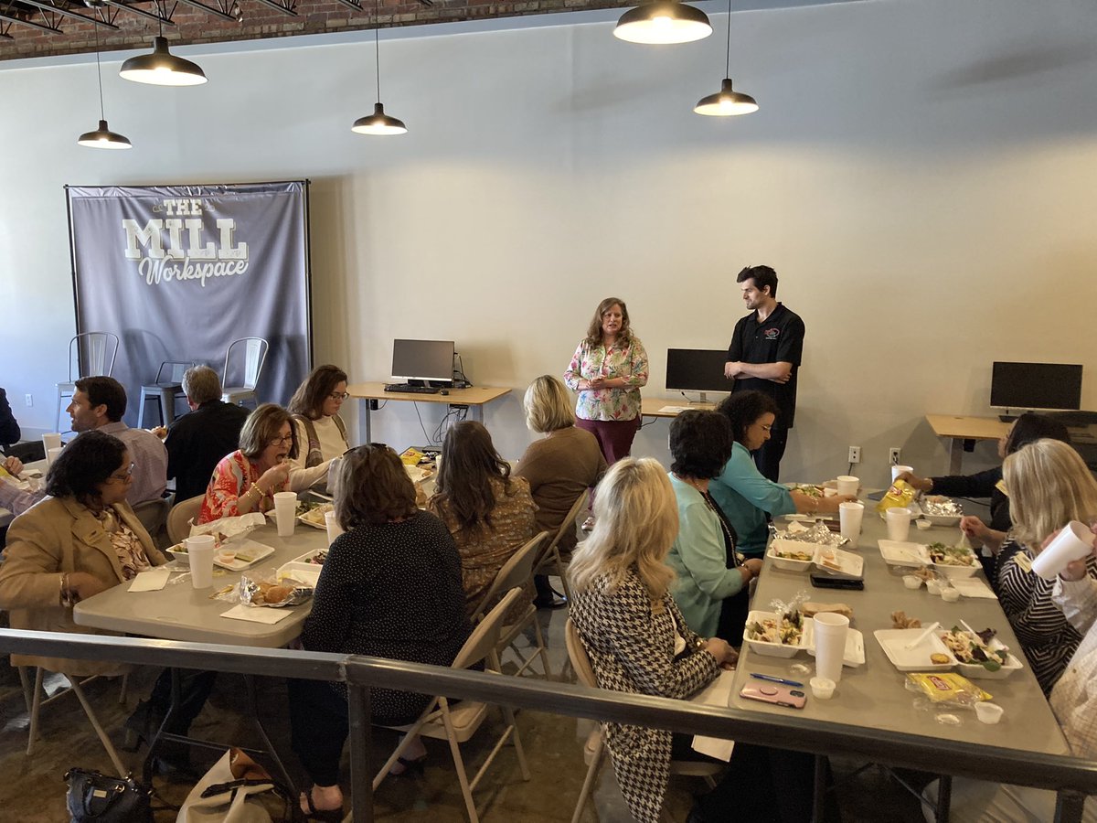 _ChrisDonaldson's tweet photo. Enjoyed hosting the @WestStar20 folks today at @themillcoworks and @tencom. https://t.co/oP1aD14Rey