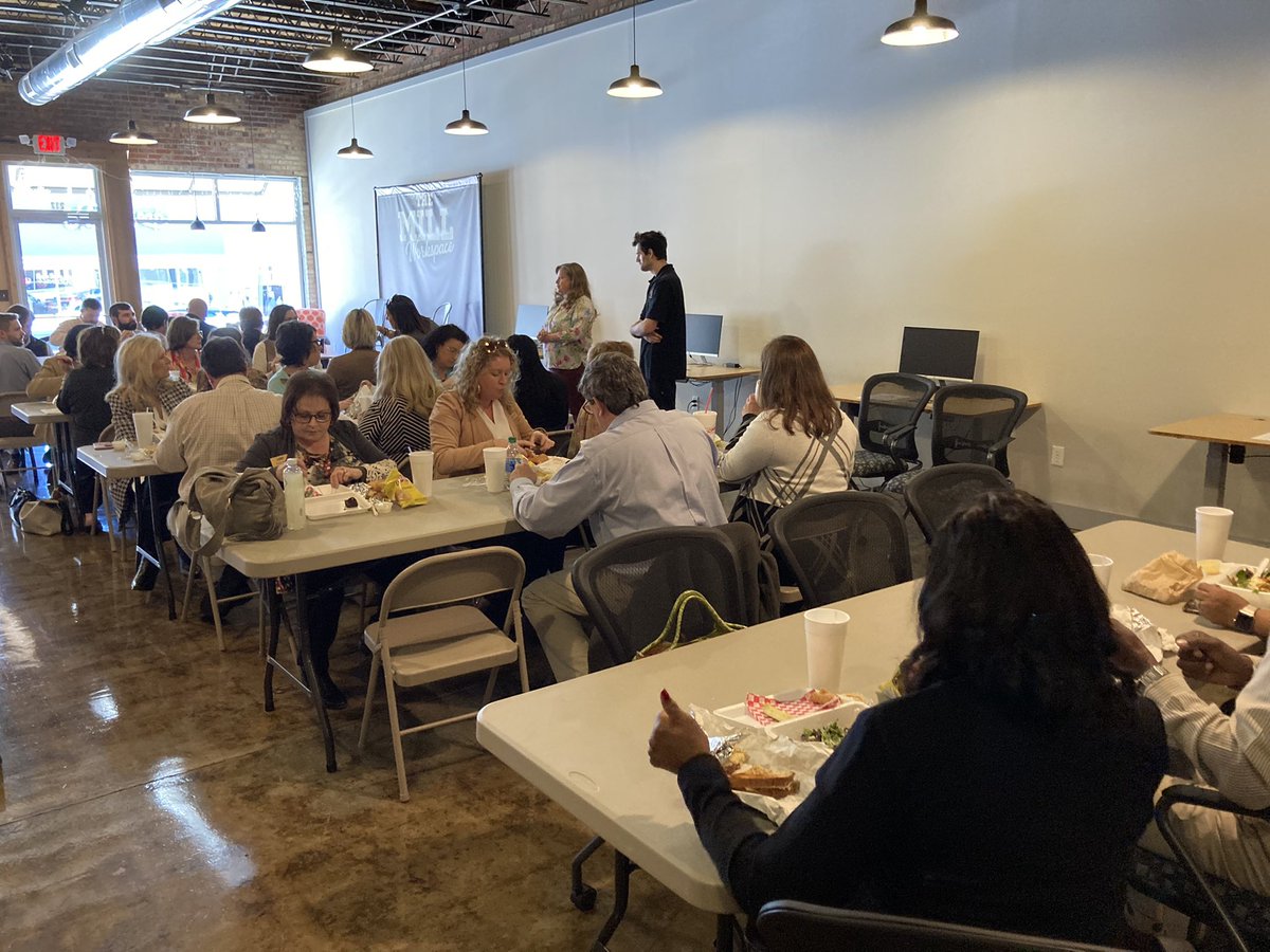 _ChrisDonaldson's tweet photo. Enjoyed hosting the @WestStar20 folks today at @themillcoworks and @tencom. https://t.co/oP1aD14Rey