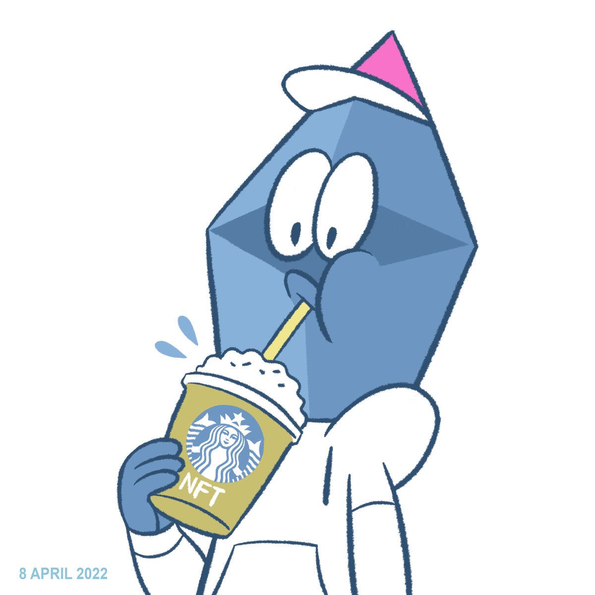 8 April 2022: Starbucks CEO Howard Schultz announced that the coffee chain would be entering NFT business by the end of 2022.
geekwire.com/2022/starbucks…

opensea.io/assets/0x495f9…

#nftcommunity #nftcomics #ethboy #ethboy_story