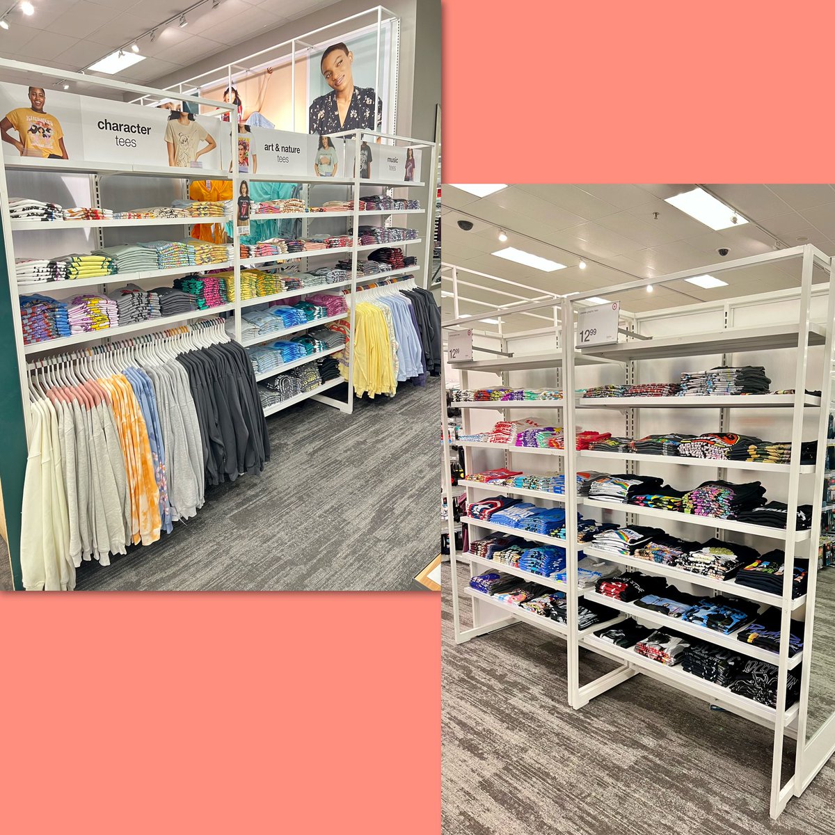 TgtCheyenne's tweet photo. This weeks challenge for D247 was all about our folding standard!!! Alexis and Taylor SHOWED UP and SHOWED OUT!!!!!🎊🤩 T0827 is lucky to have such inspiring DBOs that take pride in what they do!!! 
#worksomewhereyoulove  #targetstyle https://t.co/SfSM4uDwuK