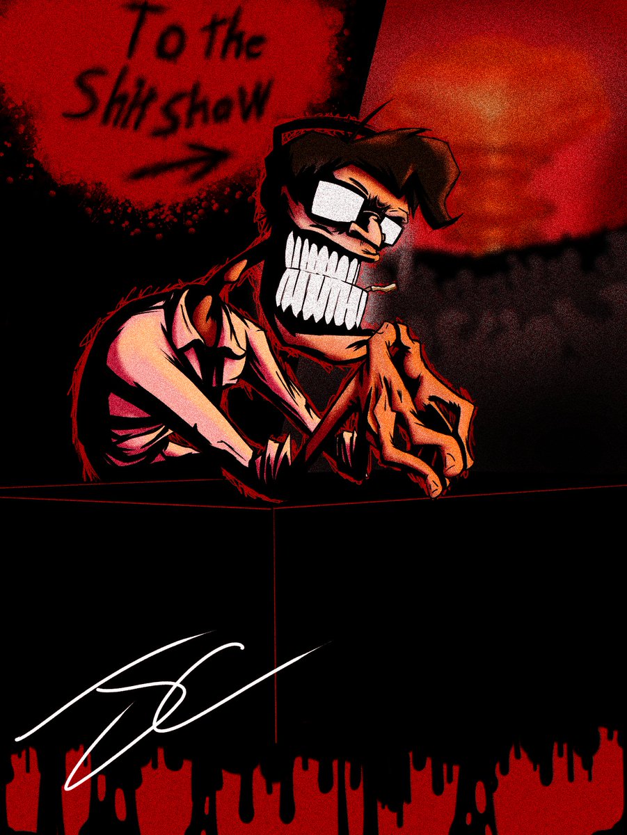JCaluger's tweet photo. Was in the mood to draw something freaky and I also just got done watching a music video with this lovely fella in it. @JamesLee03 #YouTubers #creepy #shinyteeth https://t.co/voMnlaRlGq