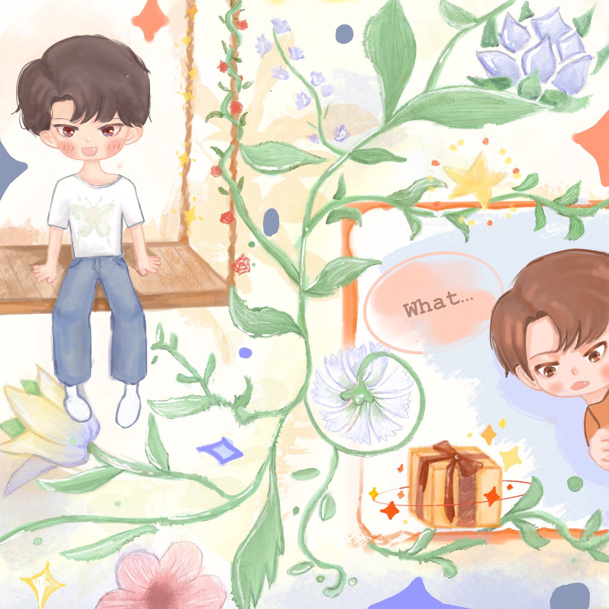 Cnufff's tweet photo. Your name is very good.  It's your own name. You don't need to change it for others.We all love u.@dew_jsu 
#dew_jsu #JsuAcademyArtworks https://t.co/6plpouZ9Ox