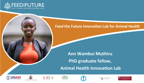 Meet Ann Wambui Muthiru.

Her PhD seeks to understand the adoption of the East Coast Fever vaccine at the household level in Narok &amp; Busia counties. 

#FantasticFridayFact