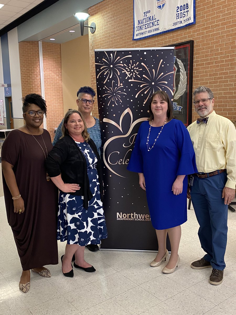 Langstonland_AP's tweet photo. We had a great time tonight at the @NorthwestISD Inspire Celebration. Thanks @Steelemathlete @SteeleCTEHayes @allenclasses and Sheneka for joining me in celebrating! https://t.co/AK7HgGF0ma