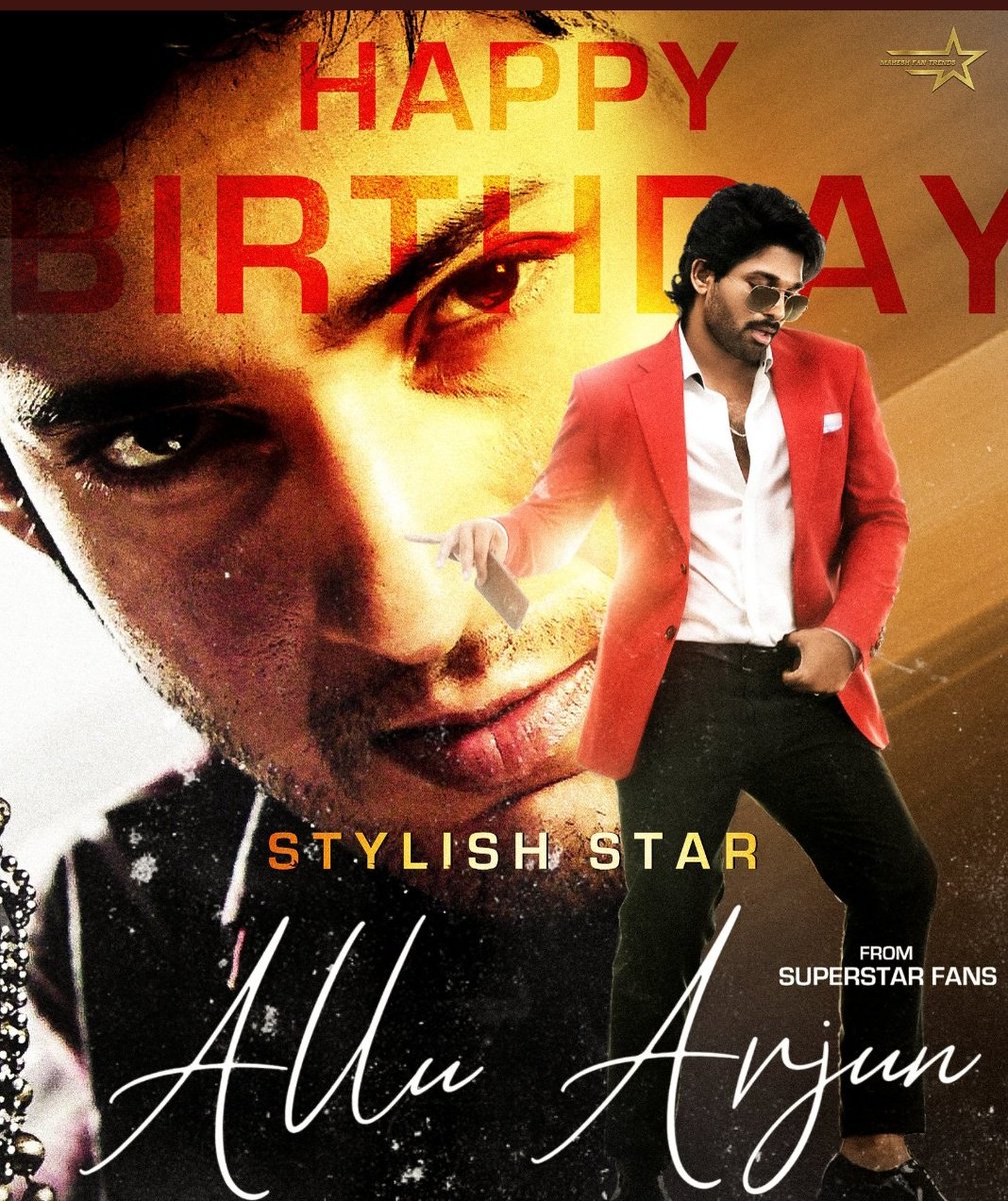 Srinu_prince12's tweet photo. Happy Birthday icon star @alluarjun anna from superstar @urstrulyMahesh anna fans....
#PushpaTheRule 
#SarkaruVaariPaata 
#AlluArjun 
#MaheshBabu 
#HappyBirthdayAlluArjun https://t.co/TxbtFccv2W