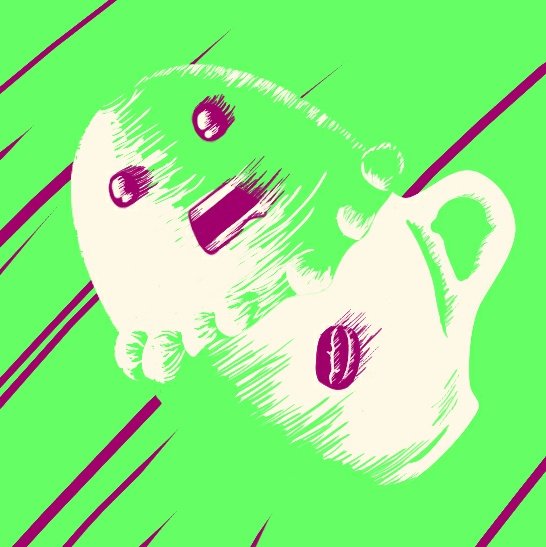 RANDYCONES's tweet photo. #NewProfilePic

Tried something fresh by using only three colors (Screamin Green, Flirt, and Cosmic Latte) and no shading for this #Prismania entry (fundraiser for LGBTQ youth, organized by @AlgoRibbits) 

The Screamin' Green Coffee Bean

$algo #algofam #algonfts https://t.co/LgR1hbkEoz