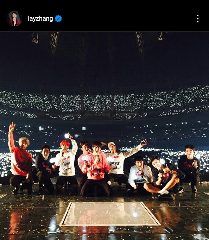 onloeyvuitton's tweet photo. "there are nine stars in the universe that have gone through battles together" -jiu, zhang yixing https://t.co/tQImvPi4gL