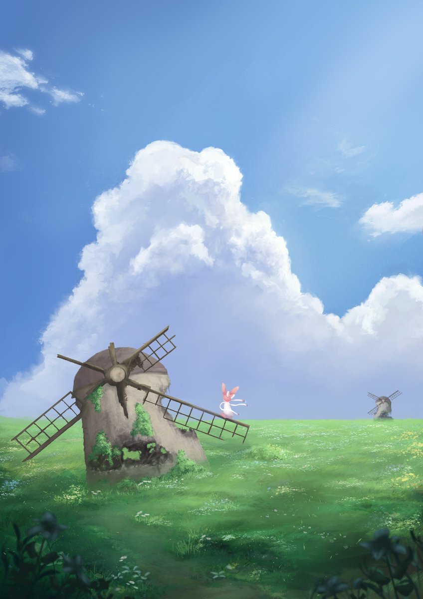 darcyhwart's tweet photo. Bloom 🌷 Hope you all like it! Sylveon is now the new overlord of post apocalyptic Netherlands. Only 2 more Eeveelutions left to do now! #Pokemon #sylveon https://t.co/2Ie1iqRQsL