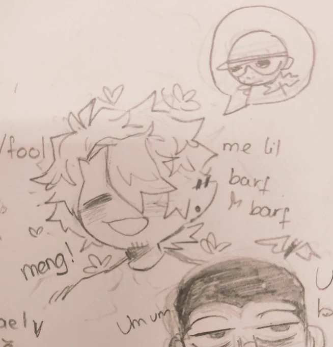 Did some doodles of ppl i like hehe 