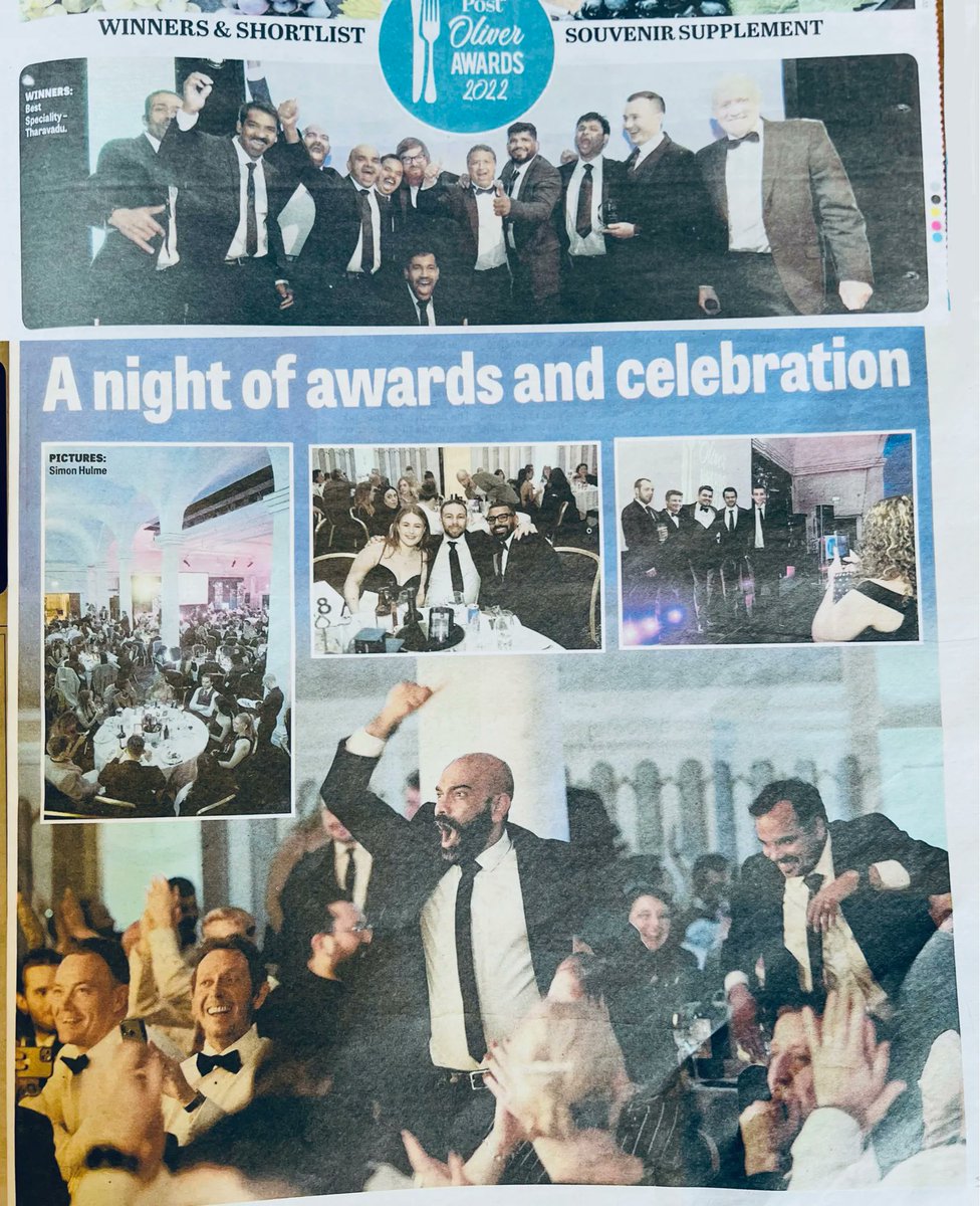 A night of awards and celebrations .. 

Best Speciality Restaurant Leeds by Oliver Awards 2022

#leeds #bestinleeds #leedsrestaurants #eatleeds #eatlocal #keralafood #bestinleeds #bestinyorkshire
