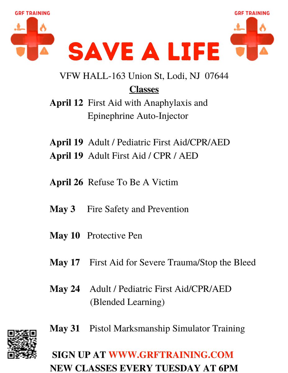 Check out our upcoming classes