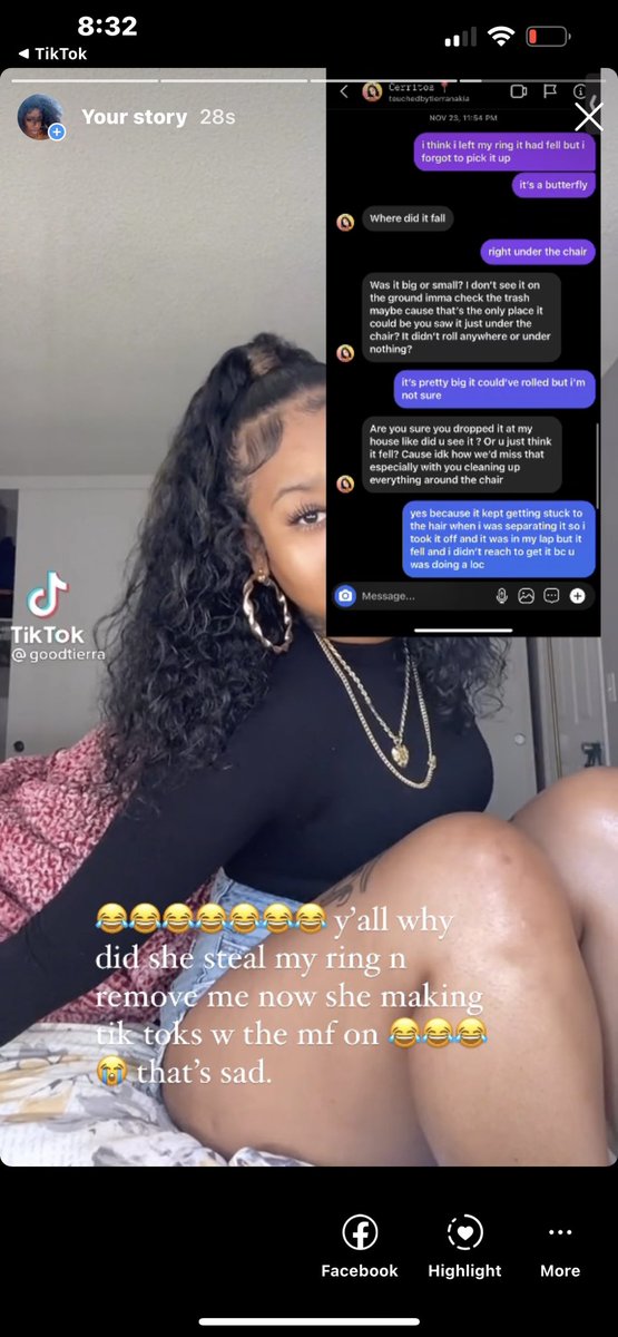 JessicaaRaynee's tweet photo. do not book w her lmao she’s a thief 😂😂😂😂😂😂😂 https://t.co/b4iCgJRm7O