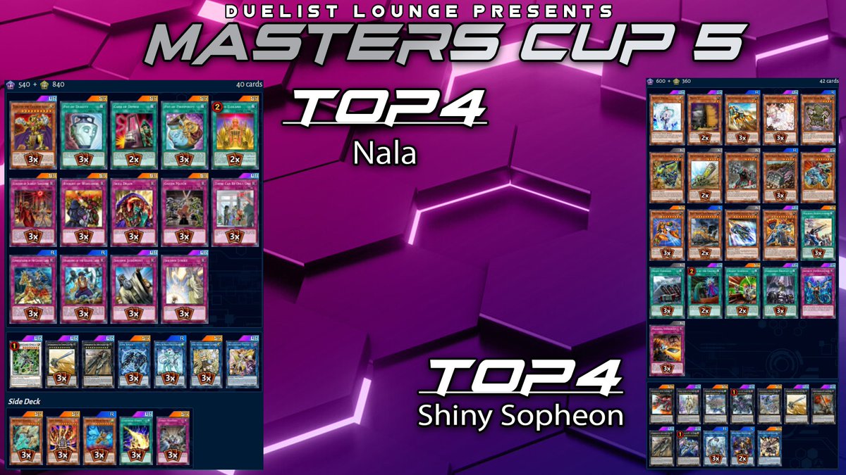 DuelistLounge's tweet photo. Masters Cup #5 | Weekly Tournament
Bo3|S-Elim|15c Side
45 Participants

1st Place: PauloEmmilio|@pauloemmilio
2nd Place: CyyTzy|@SaitiZeee
Top 4: Nala
Top 4: ShinySopheon|@ShinySopheon
 
Join Discord: https://t.co/yAMJltWCmc
#YuGiOhMasterDuel  #マスターデュエル https://t.co/1VETyCktjw
