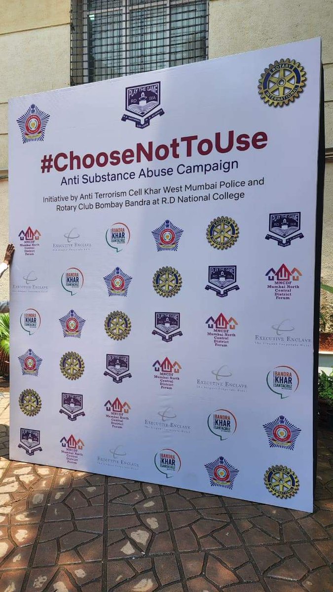 trivan205's tweet photo. The above campaign was organised on account of World Health Day, to make the youth aware of harmful substances. The initiative was influenced by Our @CPMumbaiPolice Shri. @sanjayp_1 sir , who has declared a crackdown on Drugs in the city.
#ChooseNotToUse https://t.co/VO7yJeGENV