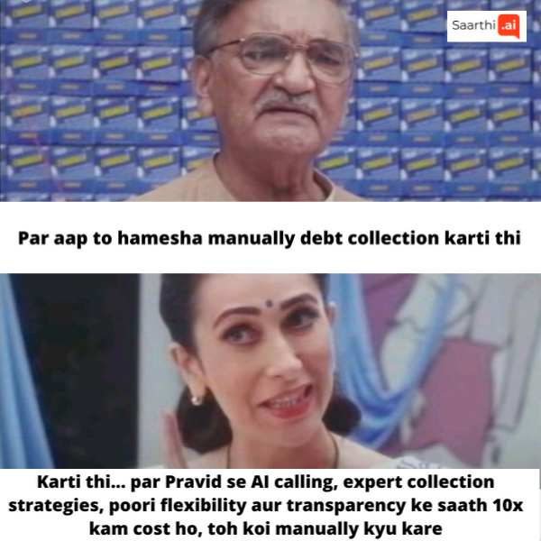 saarthi_ai's tweet photo. Maan gaye...
Kise?
Pravid ko!
#Saarthi #pravid #communicationplatform #saasplatform #debtcollection #contactcenter #artificialintelligence #conversationalai #voiceAI #MAIA #meme #fridaymeme https://t.co/FDY49005PY