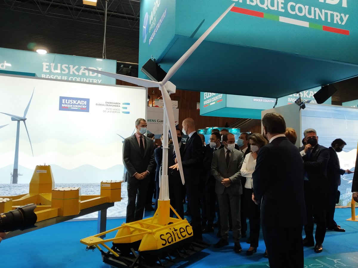 saitecoffshore's tweet image. #WindEurope2022 comes to an end! Thanks to everyone who showed up at our booth and visited #DemoSATH construction site. What an exciting week it has been here in our hometown Bilbao! ✌🏻 Exciting teams ahead for #floatingwind and us!