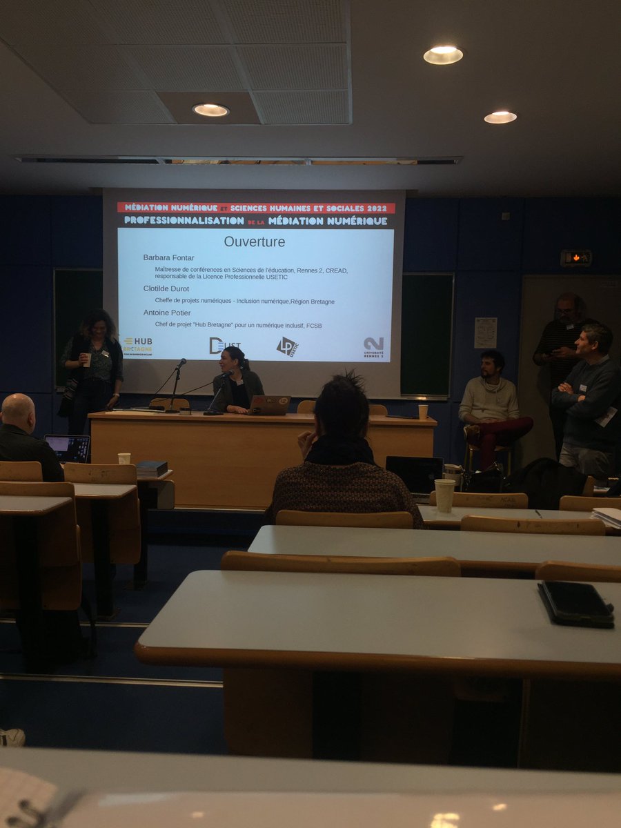 Journée sur la #mednum à #Rennes2, c’est parti ! <a href="/UnivRennes_2/">Université Rennes 2</a> <a href="/StBrieucAgglo/">StBrieuc Armor Agglo</a>