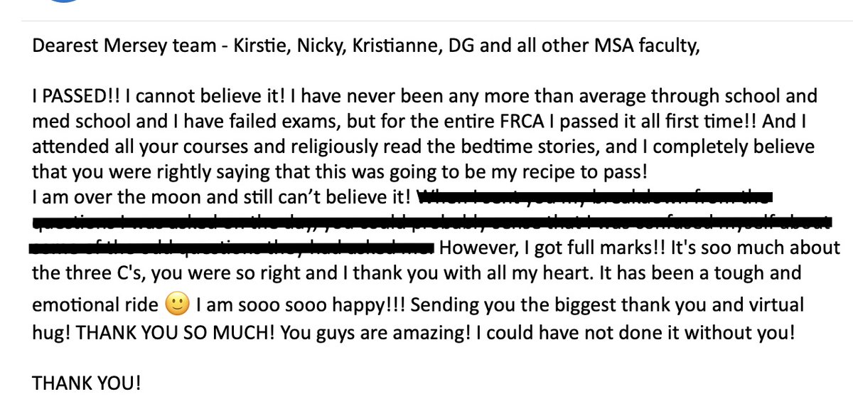 MSA_Courses's tweet photo. This is what it is all about ❤️❤️ 
#FRCA #feelingproud https://t.co/bI0DToljjE
