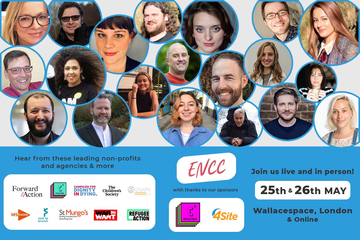 Don't miss out on your place at our Engaging Networks Community Conference! Confirmed speakers include <a href="/medavep/">David Pearce</a> of <a href="/dignityindying/">Dignity in Dying</a> and <a href="/Gee_Rawes/">Georgina Rawes</a> of @stmungos. Book your ticket today: bit.ly/3tmZcub #ENCC22