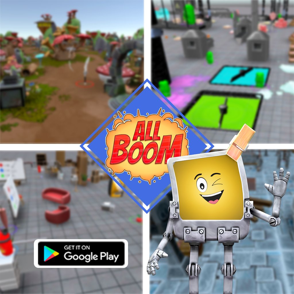 AllBoomGame's tweet photo. The day has come ‼️
You can download #AllBoomGame on #GooglePlay 📲🕹🚀 https://t.co/WVwh3rw15b 

⚔️ Battle Royale
💰 Free to play

We will be making updates and improving everything we can. We hope you like it 🥰😍

#videogames #NewVideogame #GooglePlay #PlayStore https://t.co/lBYB57zOkm