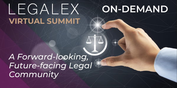 Have you caught up on our on-demand version of the LegalEx Virtual Summit yet? 

You can watch all our fantastic speakers whenever you want through our on-demand version!

Watch here: hubs.la/Q017DsLw0

#LegalEx22 #Law #Lawyer #Solicitor