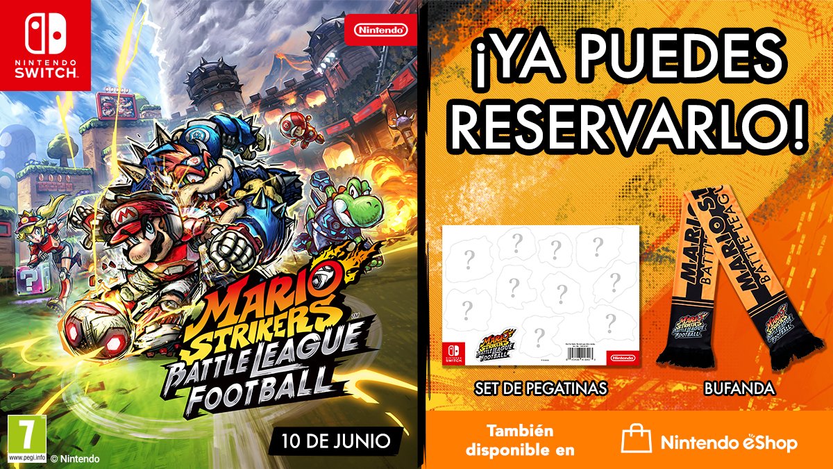 Nintendo España on X: ¡Ya puedes reservar Mario Strikers: Battle League  Football! Descubre cómo conseguir estos ítems y marca un gol por toda la  escuadra:   / X